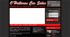 Desktop Screenshot of ohallorancarsales.com